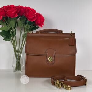 Vintage Coach Willis Bag 9927 British Tan 1997 USA